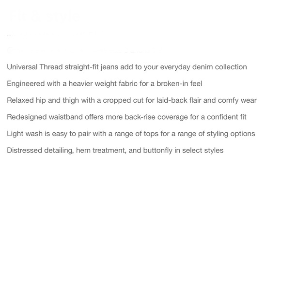 NWT universal thread vintage stretch jeans - Picture 12 of 13